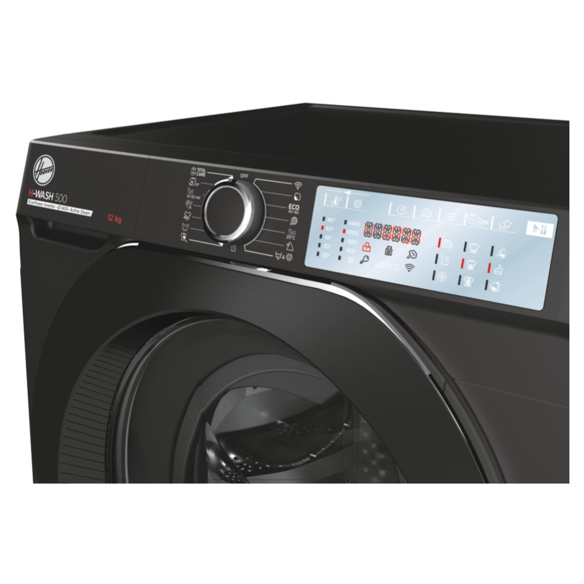 hoover hwb412ambcr 12kg 1400rpm washing machine graphite Hoover HWB412AMBCR 12kg 1400rpm Washing Machine - Graphite