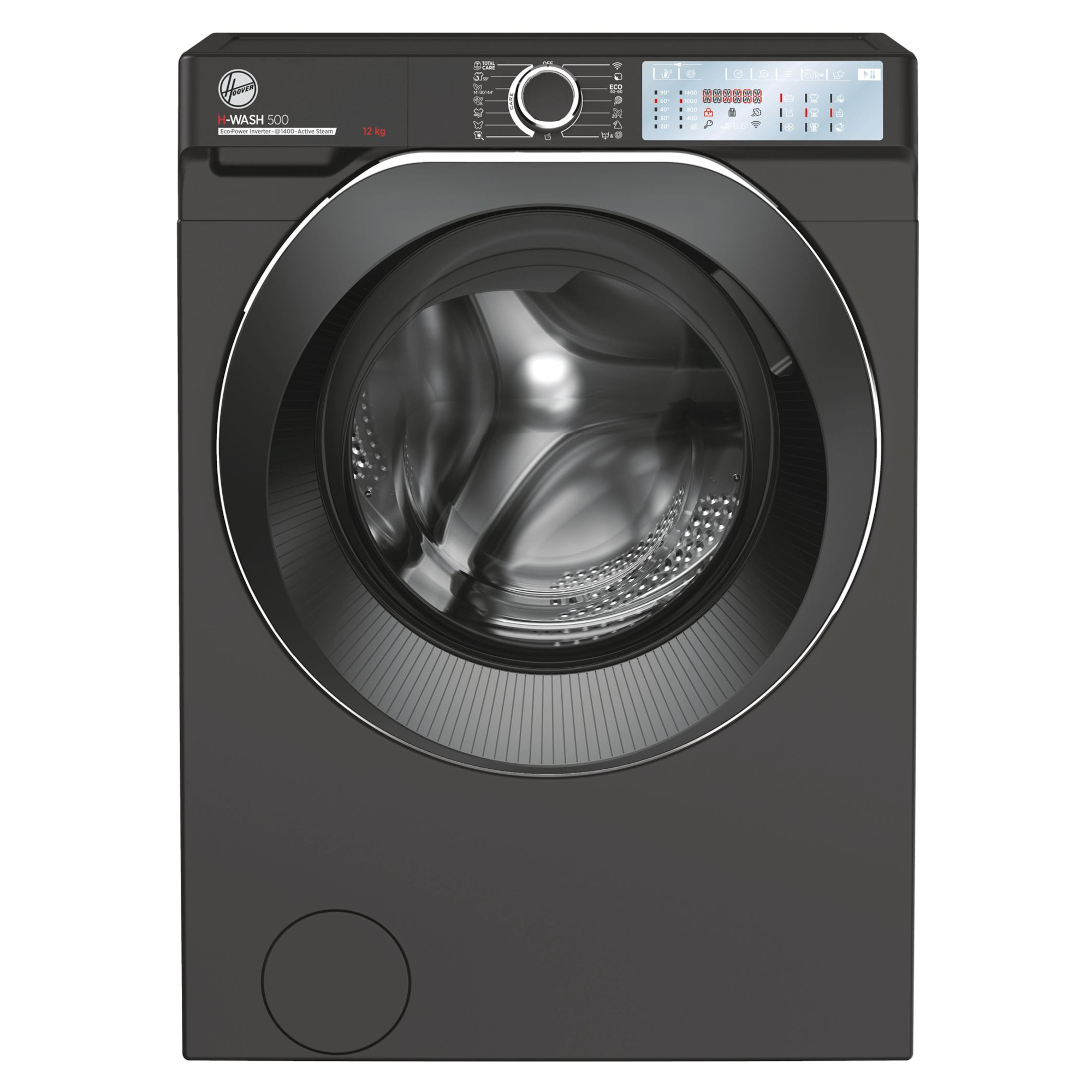 hoover hwb412ambcr 12kg 1400rpm washing machine graphite Hoover HWB412AMBCR 12kg 1400rpm Washing Machine - Graphite