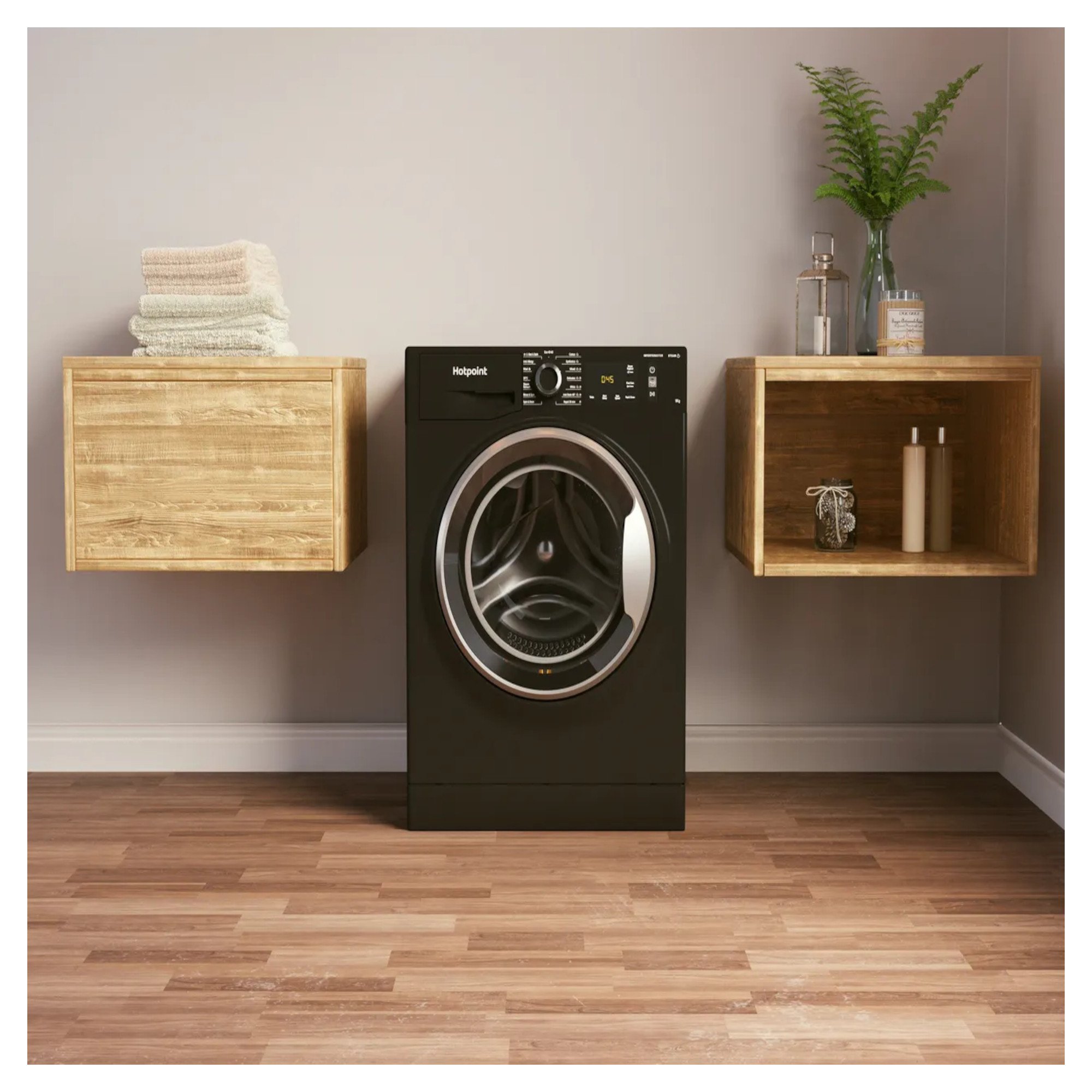 hotpoint activecare nm11 946 bcaukn 9kg washing machine black Hotpoint ActiveCare NM11 946 BCAUKN 9kg Washing Machine - Black