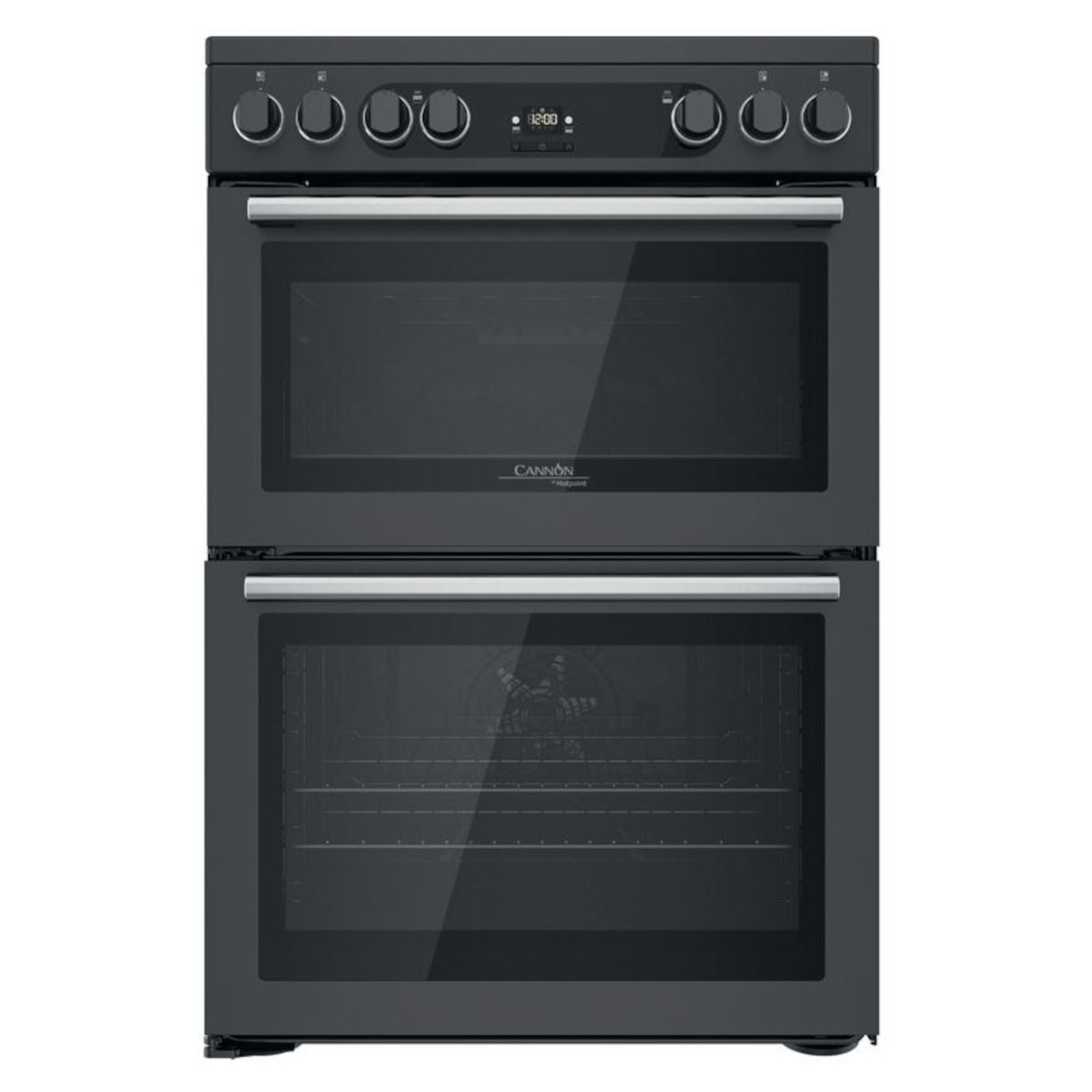 hotpoint cannon cd67v9h2cauk 600mm electric ceramic double oven Hotpoint Cannon CD67V9H2CAUK 600mm Electric Ceramic Double Oven