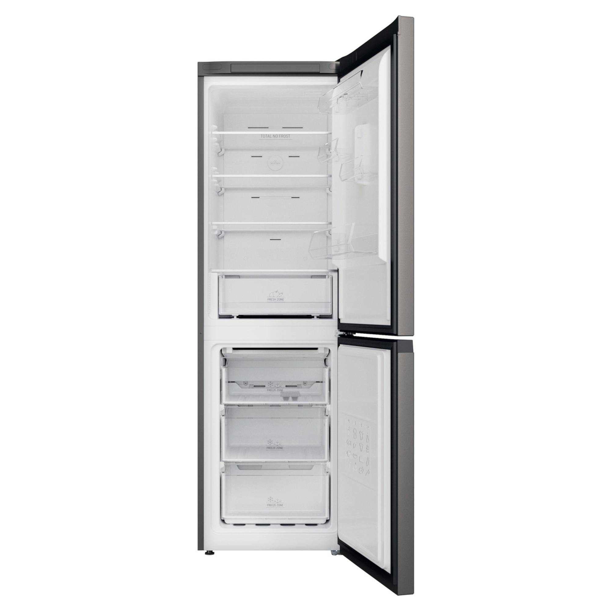hotpoint h5x82osk total no frost fridge freezer silver Hotpoint H5X82OSK Total No Frost Fridge Freezer - Silver