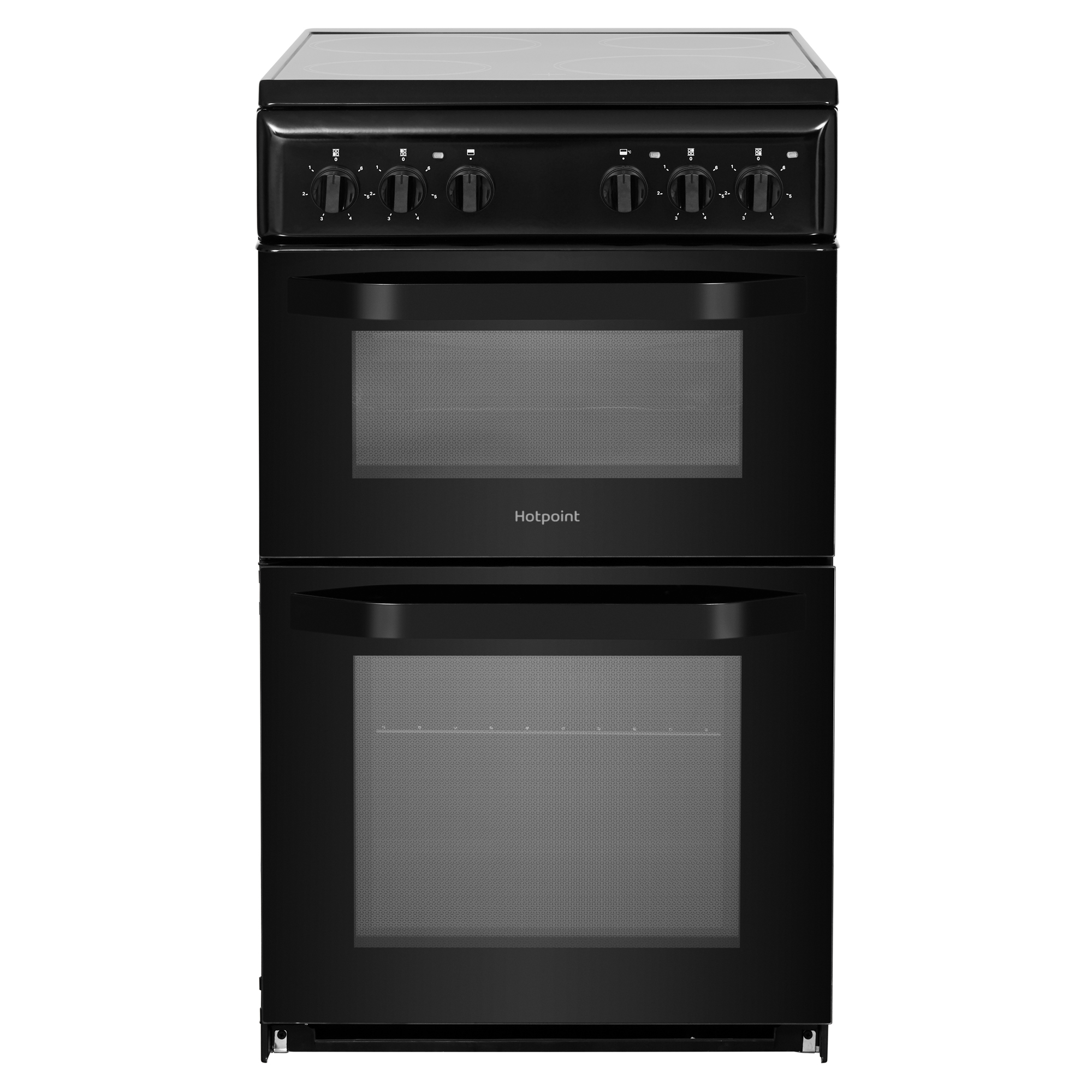 hotpoint hd5v92kcbuk 500mm electric cooker black Hotpoint HD5V92KCBUK 500mm Electric Cooker - Black