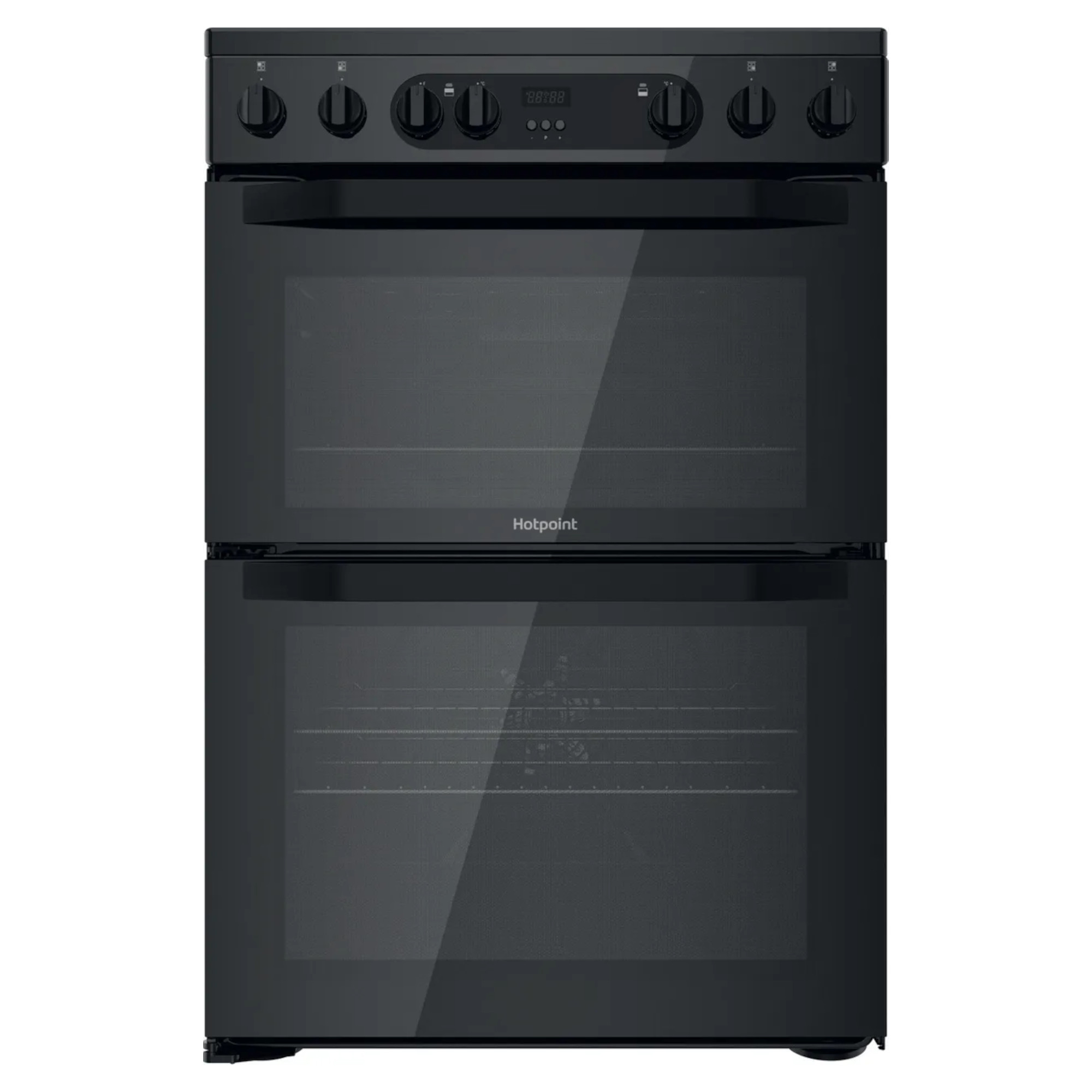 hotpoint hdm67v9cmbuk electric cooker with ceramic hob Hotpoint HDM67V9CMBUK Electric Cooker with Ceramic Hob
