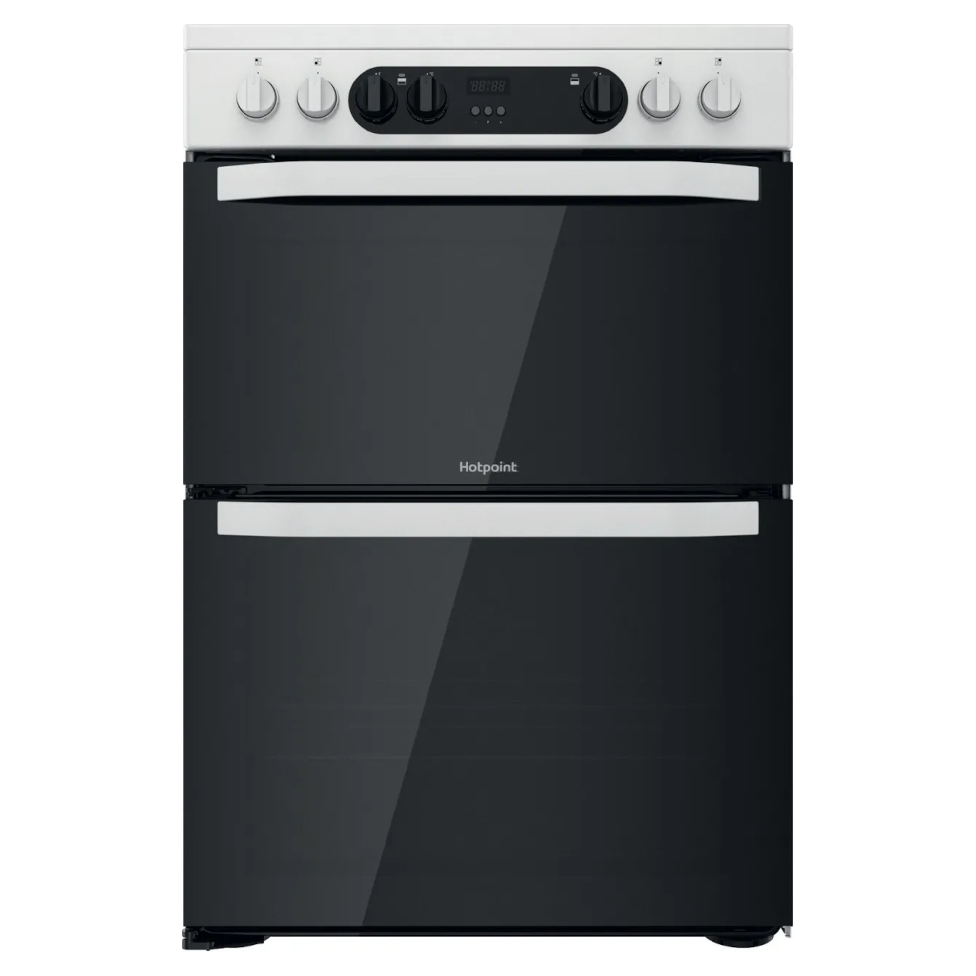 hotpoint hdm67v9cmwu electric cooker with ceramic hob Hotpoint HDM67V9CMWU Electric Cooker with Ceramic Hob