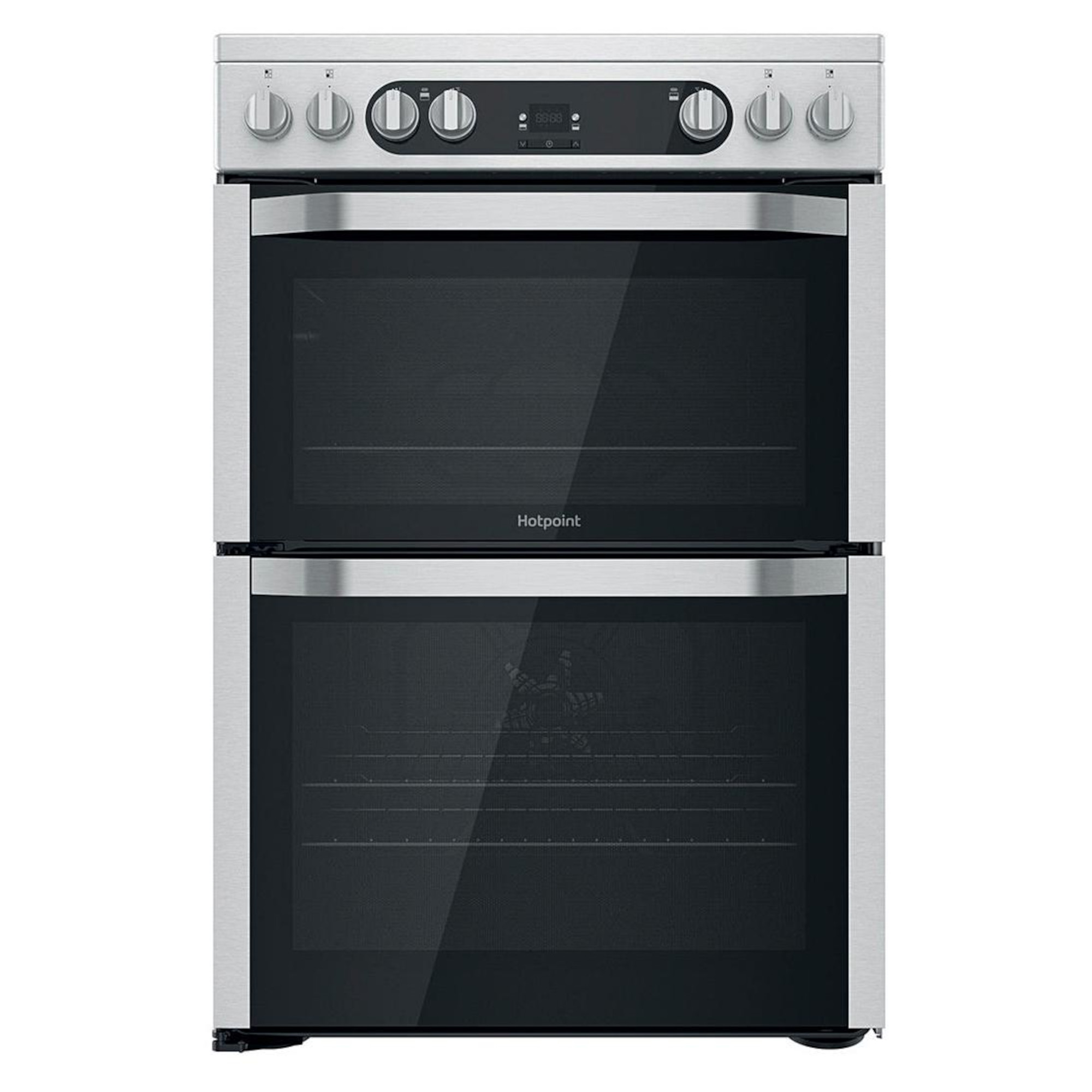 hotpoint hdm67v9hcxuk 600mm electric double cooker Hotpoint HDM67V9HCXUK 600mm Electric Double Cooker