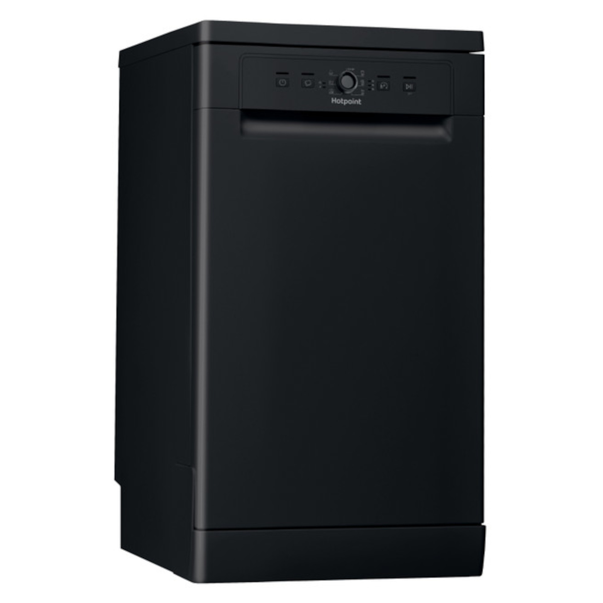 hotpoint hsfe1b19bukn 10 place setting slimline dishwasher Hotpoint HSFE1B19BUKN 10 Place Setting Slimline Dishwasher