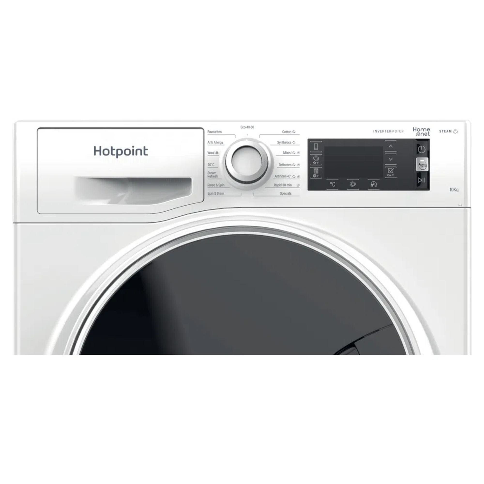 hotpoint nllcd1046wdawukn 1400rpm washing machine white Hotpoint NLLCD1046WDAWUKN 1400rpm Washing Machine - White
