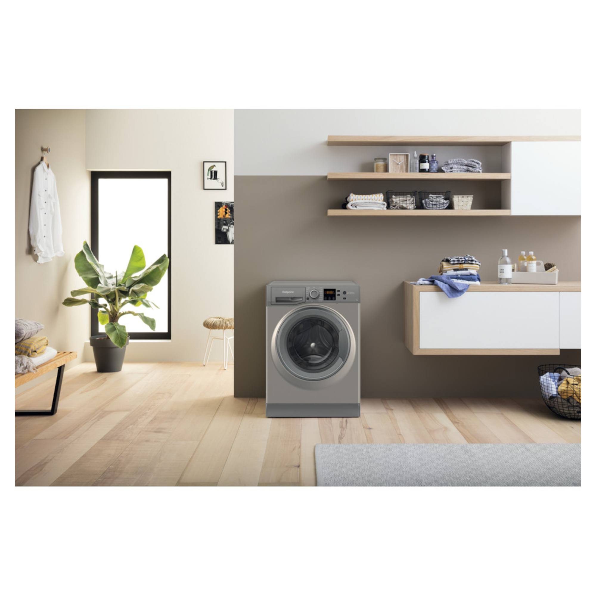 hotpoint nswf743uggukn 7kg 1400rpm spin freestanding washing machine Hotpoint NSWF743UGGUKN 7kg 1400rpm Spin Freestanding Washing Machine