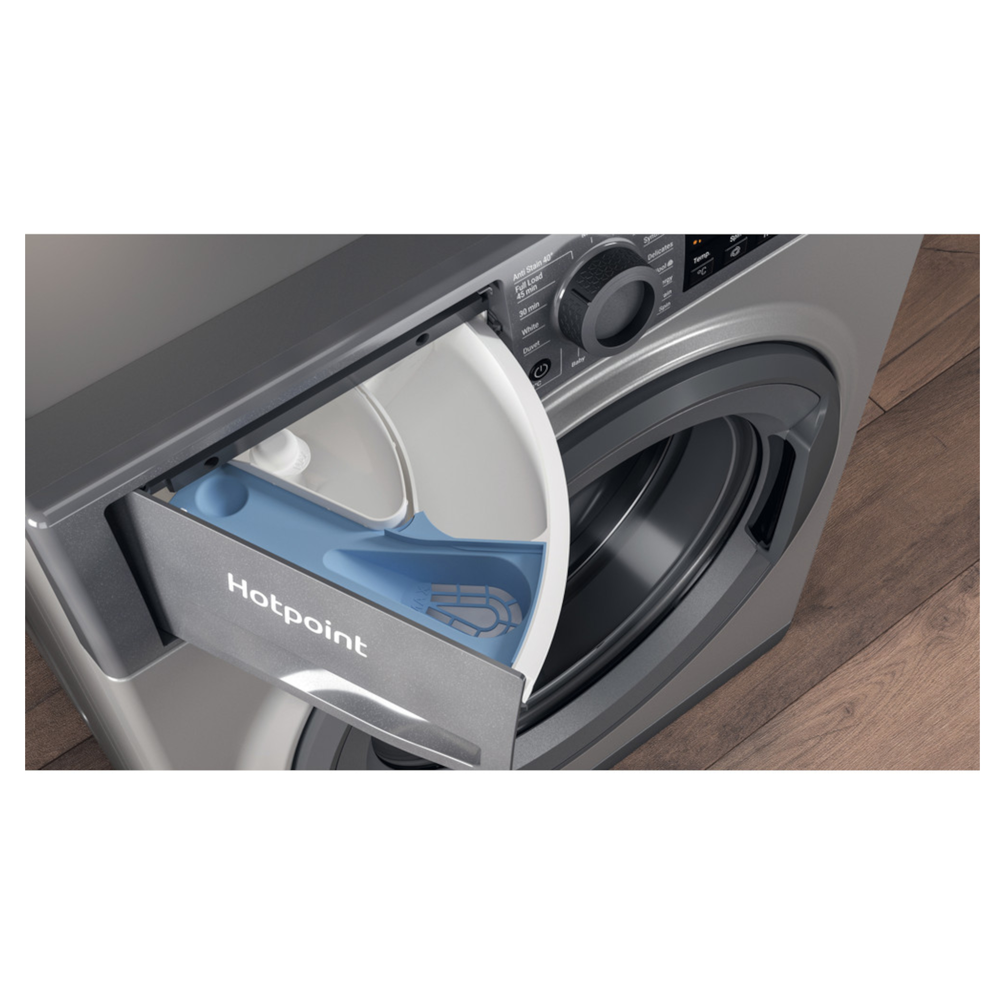 hotpoint nswf743uggukn 7kg 1400rpm spin freestanding washing machine Hotpoint NSWF743UGGUKN 7kg 1400rpm Spin Freestanding Washing Machine