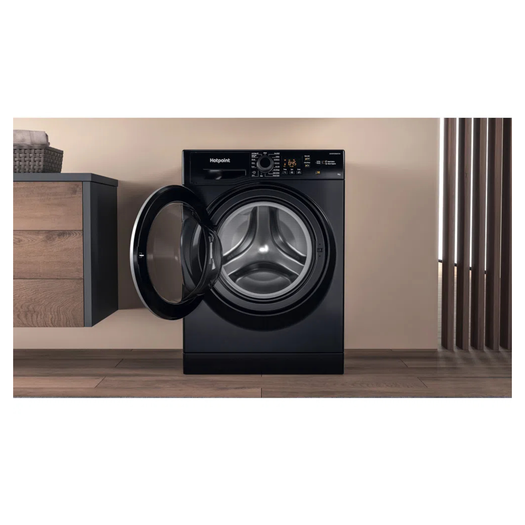 hotpoint nswf945cbsukn 9kg 1400rpm washing machine black Hotpoint NSWF945CBSUKN 9kg 1400rpm Washing Machine - Black