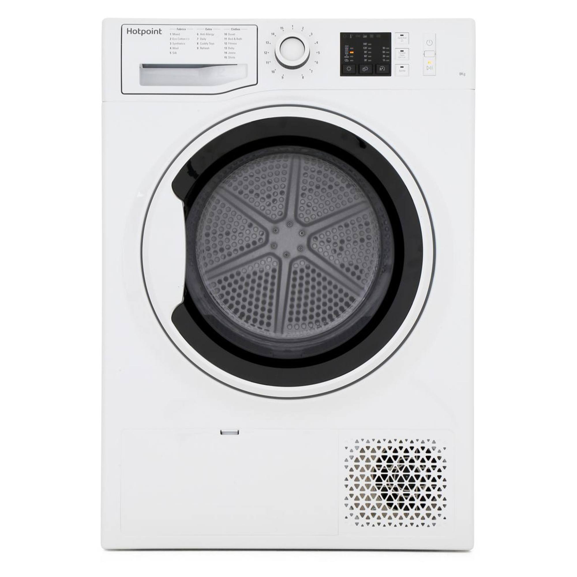 hotpoint ntm1081wkuk 8kg heat pump tumble dryer Hotpoint NTM1081WKUK 8kg Heat Pump Tumble Dryer