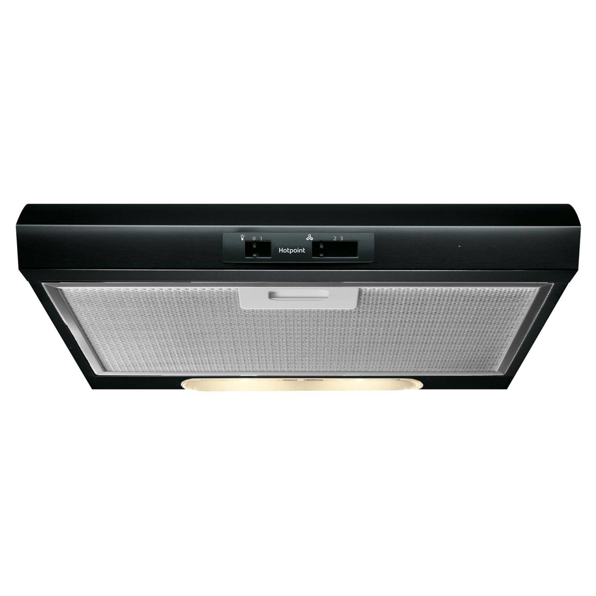 hotpoint pslmo65flsk 600mm visor cooker hood Hotpoint PSLMO65FLSK 600mm Visor Cooker Hood