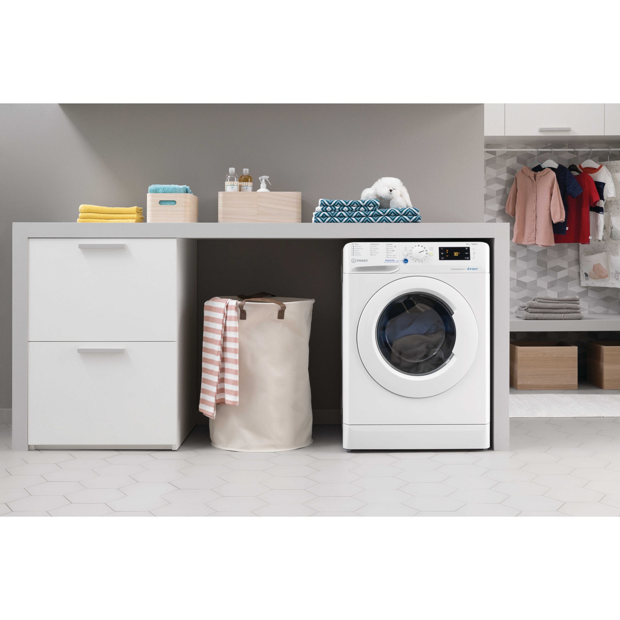 indesit bwe71452wukn 7kg 1400rpm washing machine Indesit BWE71452WUKN 7KG 1400rpm Washing Machine