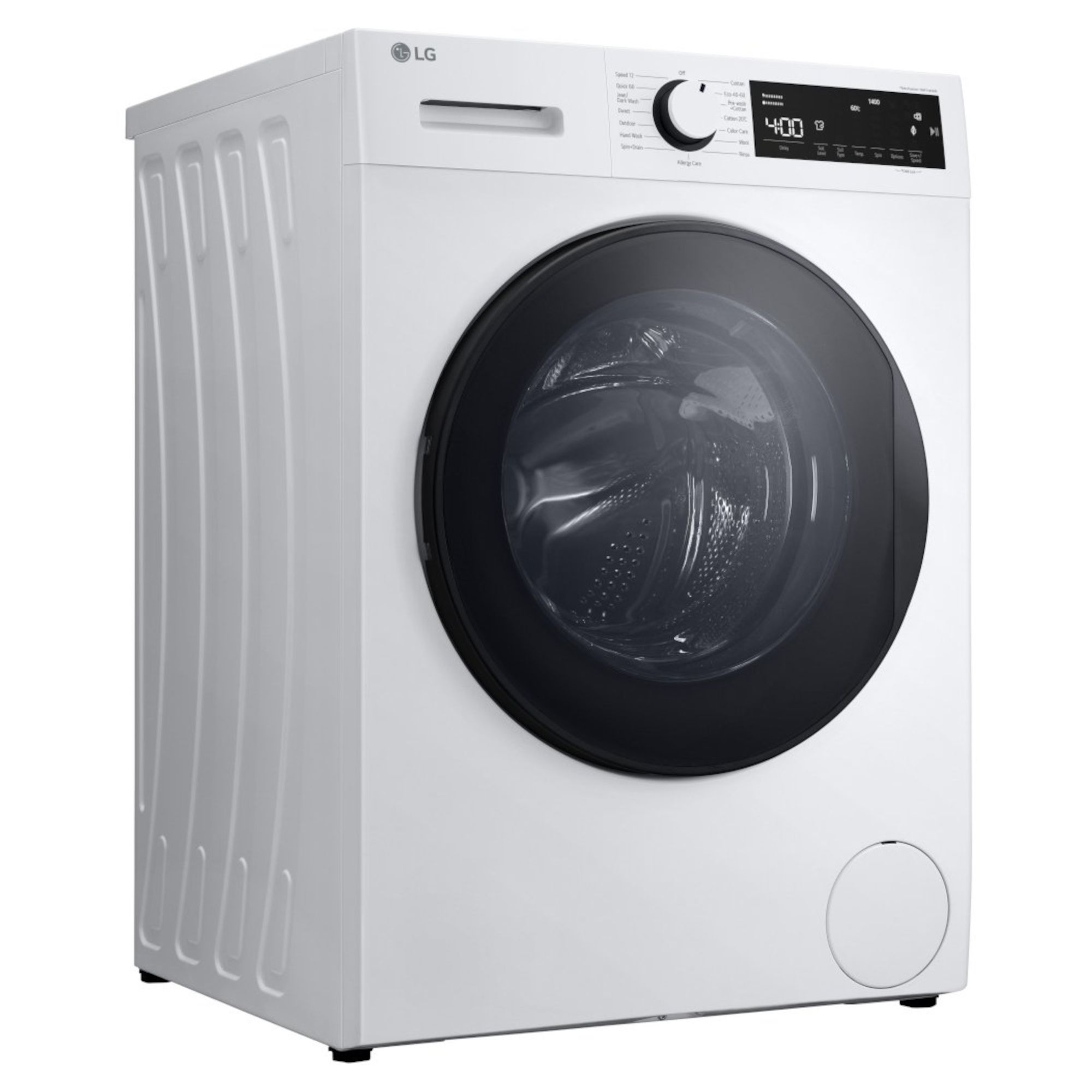 lg f4t209wse 9kg 1400rpm washing machine white LG F4T209WSE 9kg 1400rpm Washing Machine - White