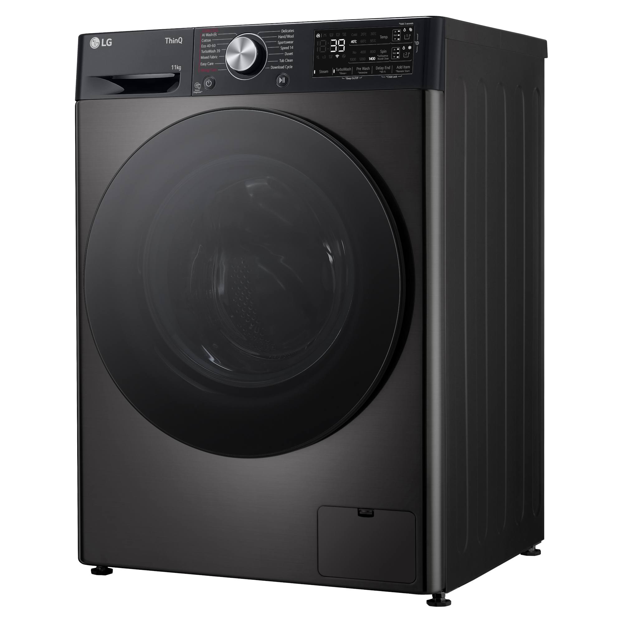 lg f4y711bbta1 11kg autodosing smart washing machine black LG F4Y711BBTA1 11kg Autodosing Smart Washing Machine - Black