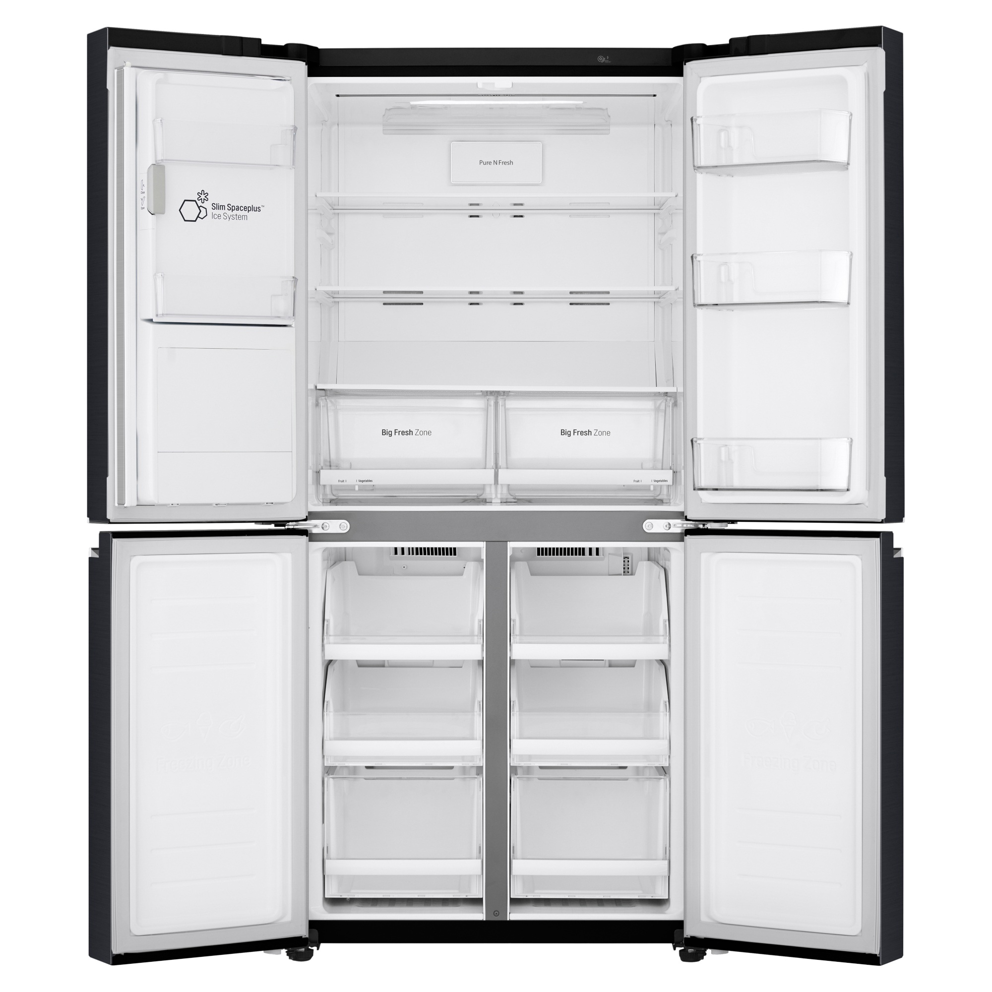 lg gml844mc7e american style side by side smart fridge freezer LG GML844MC7E American Style Side-By-Side Smart Fridge Freezer