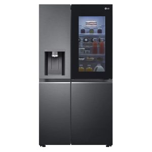 LG InstaView ThinQ GSXV91MCAE WiFi Connected American Fridge freezer