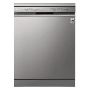 LG TrueSteam QuadWash DF222FPS 14 Place Dishwasher - Shiny Steel