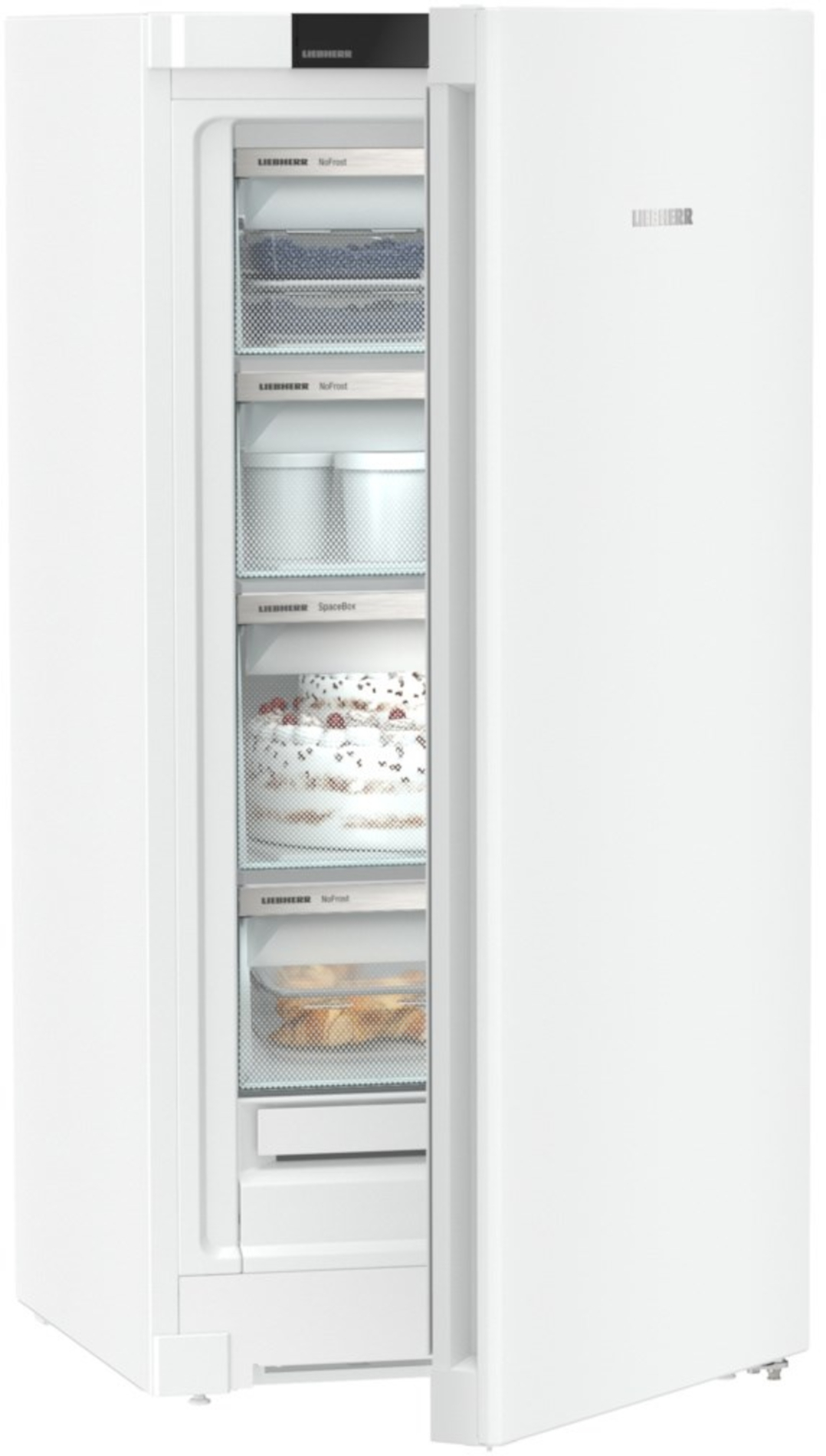 liebherr fnf4204 nofrost 161l freestanding freezer white Liebherr FNF4204 NoFrost 161l Freestanding Freezer - White