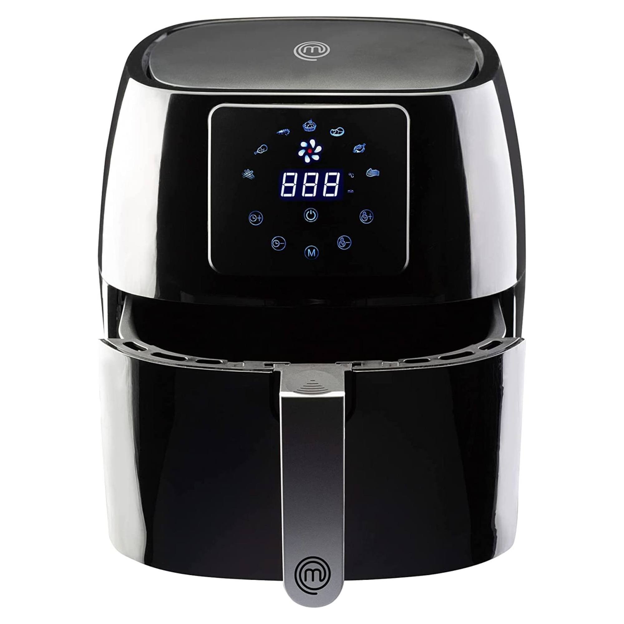masterchef 525527 0.9kg food capacity air fryer black Masterchef 525527 0.9kg Food Capacity Air Fryer - Black