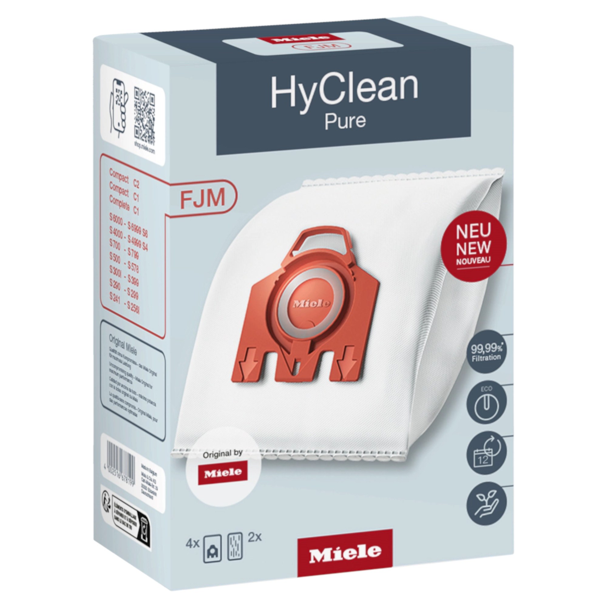 miele fjm hyclean pure vacuum cleaner bags Miele FJM-HYCLEAN-PURE Vacuum Cleaner Bags