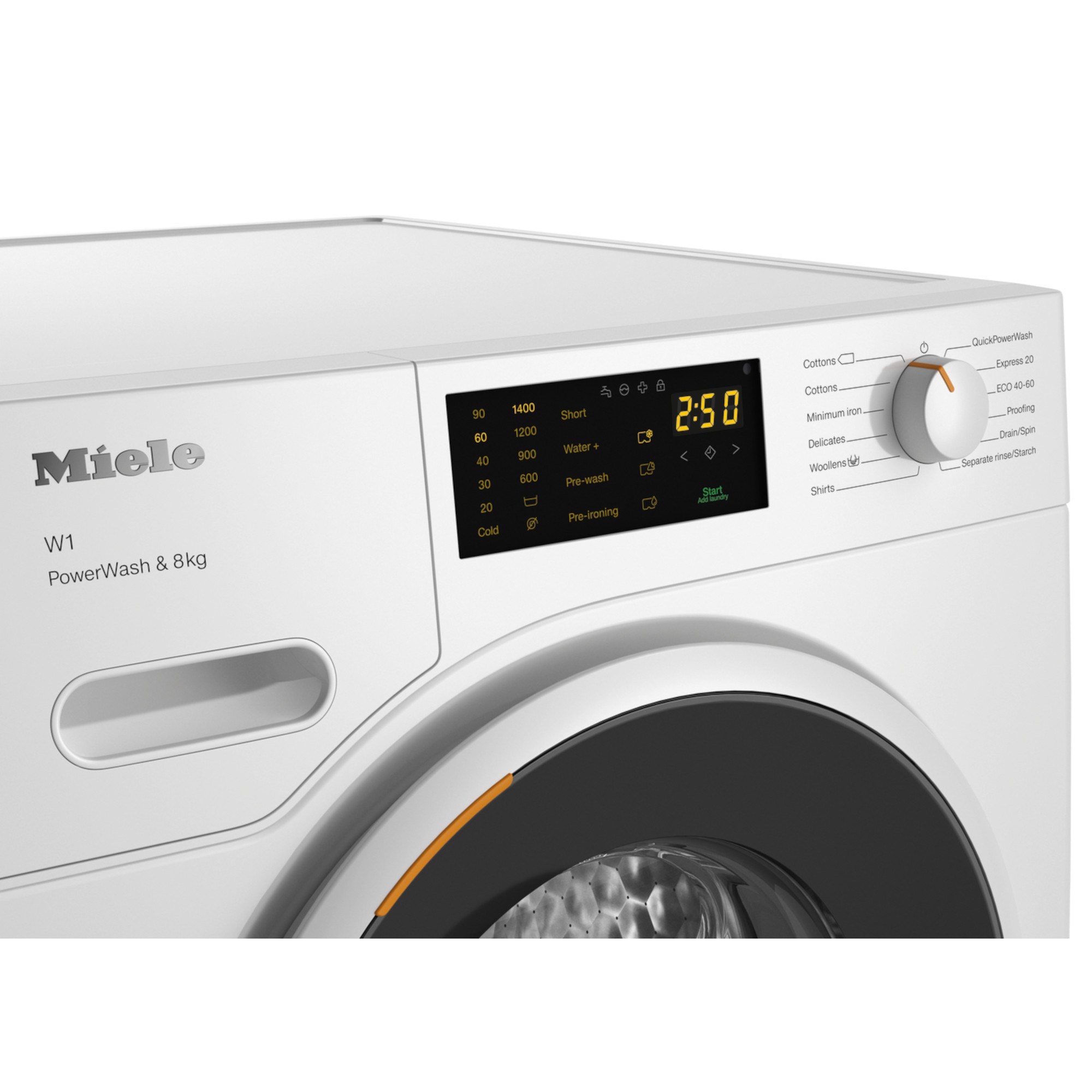 miele w1 powerwash wwd320 8kg 1400rpm washing machine Miele W1 PowerWash WWD320 8kg 1400rpm Washing Machine
