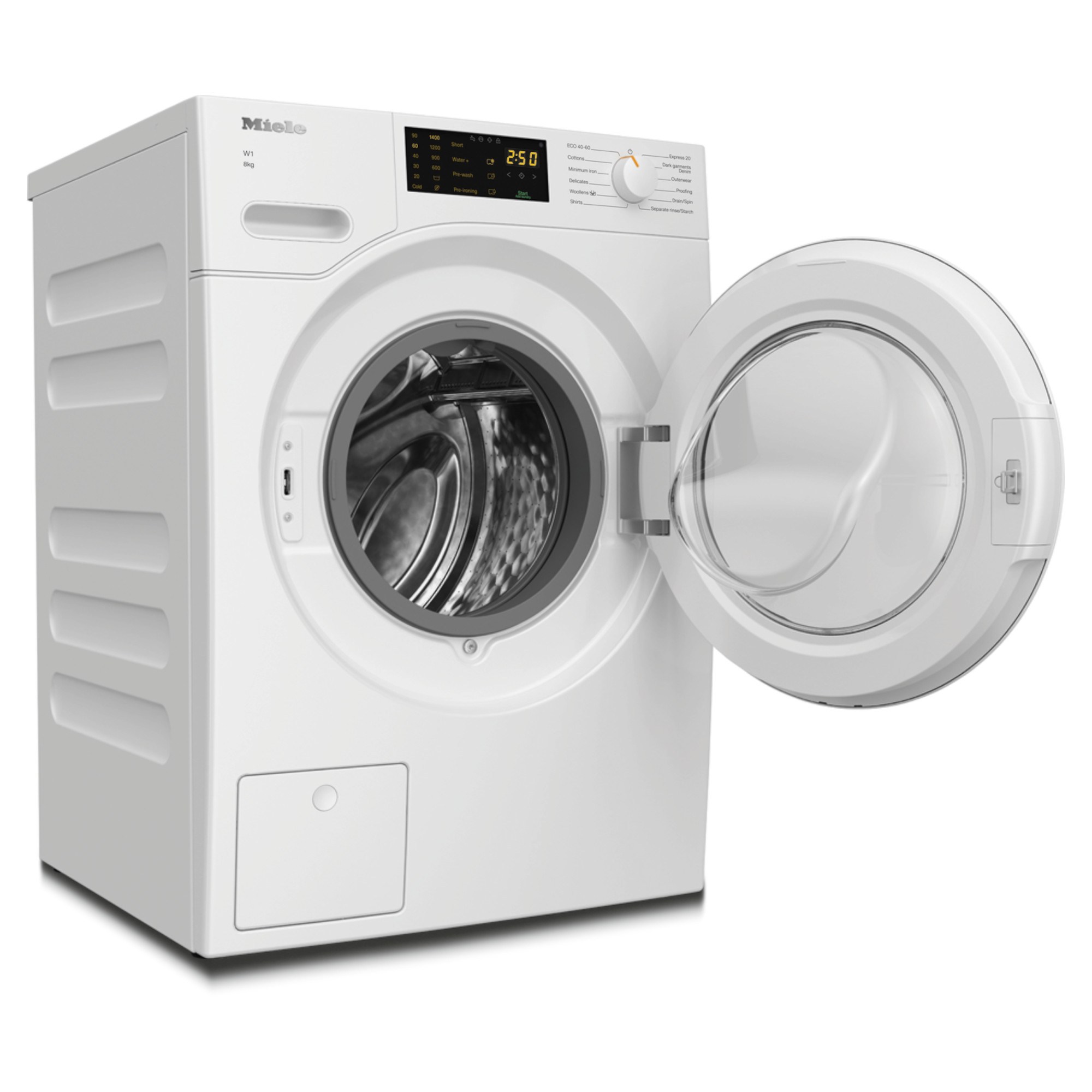 miele w1 wwd020 8kg 1400rpm freestanding washing machine Miele W1 WWD020 8kg 1400rpm Freestanding Washing Machine