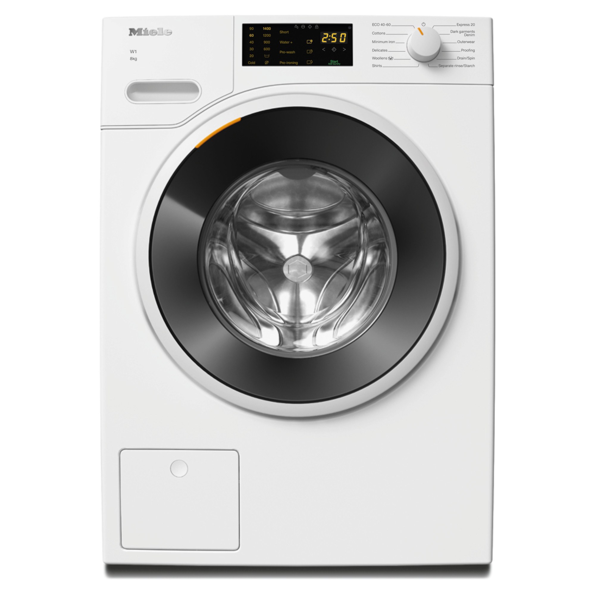 miele w1 wwd020 8kg 1400rpm freestanding washing machine Miele W1 WWD020 8kg 1400rpm Freestanding Washing Machine