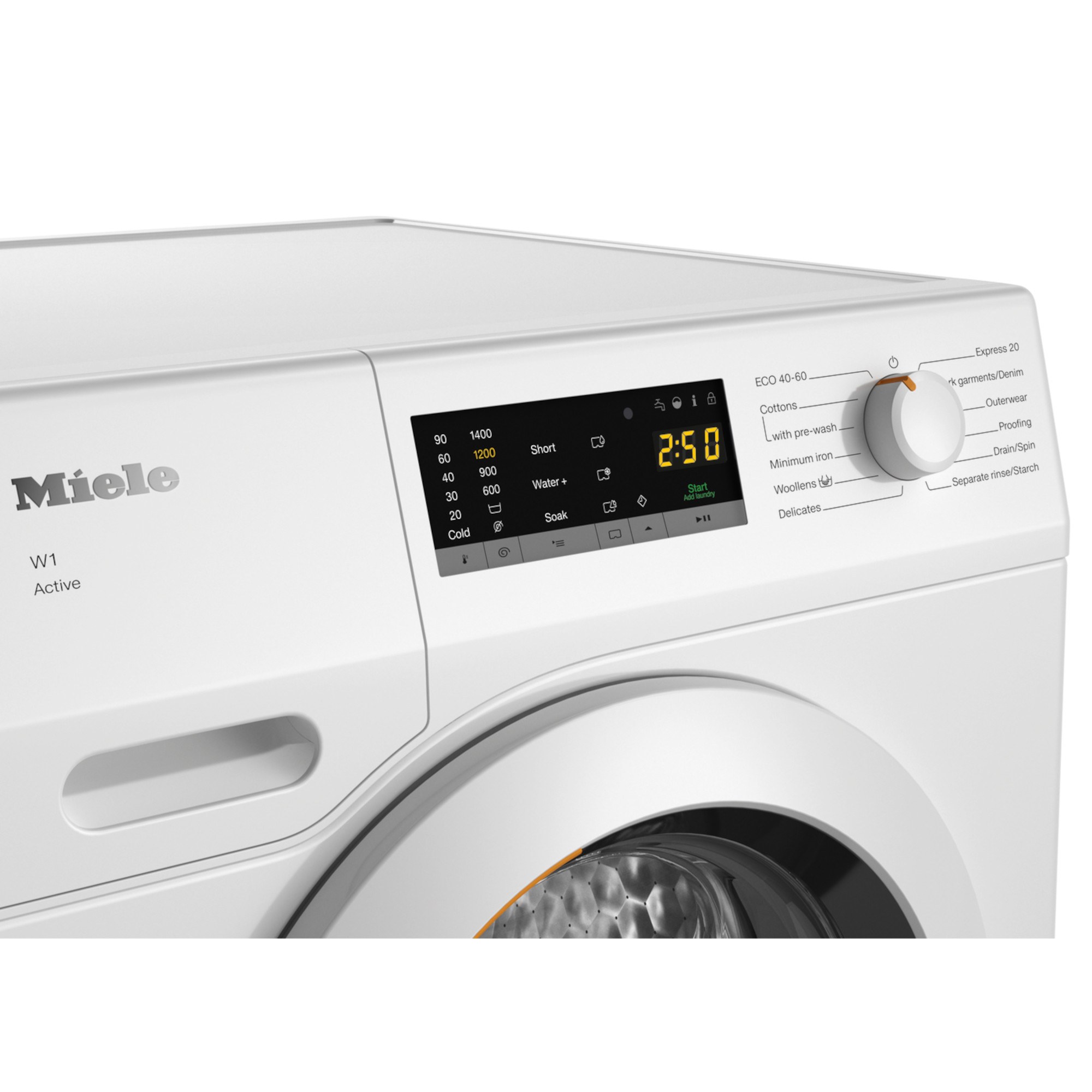 miele wca030 freestanding 7kg washing machine white Miele WCA030 Freestanding 7kg Washing Machine White
