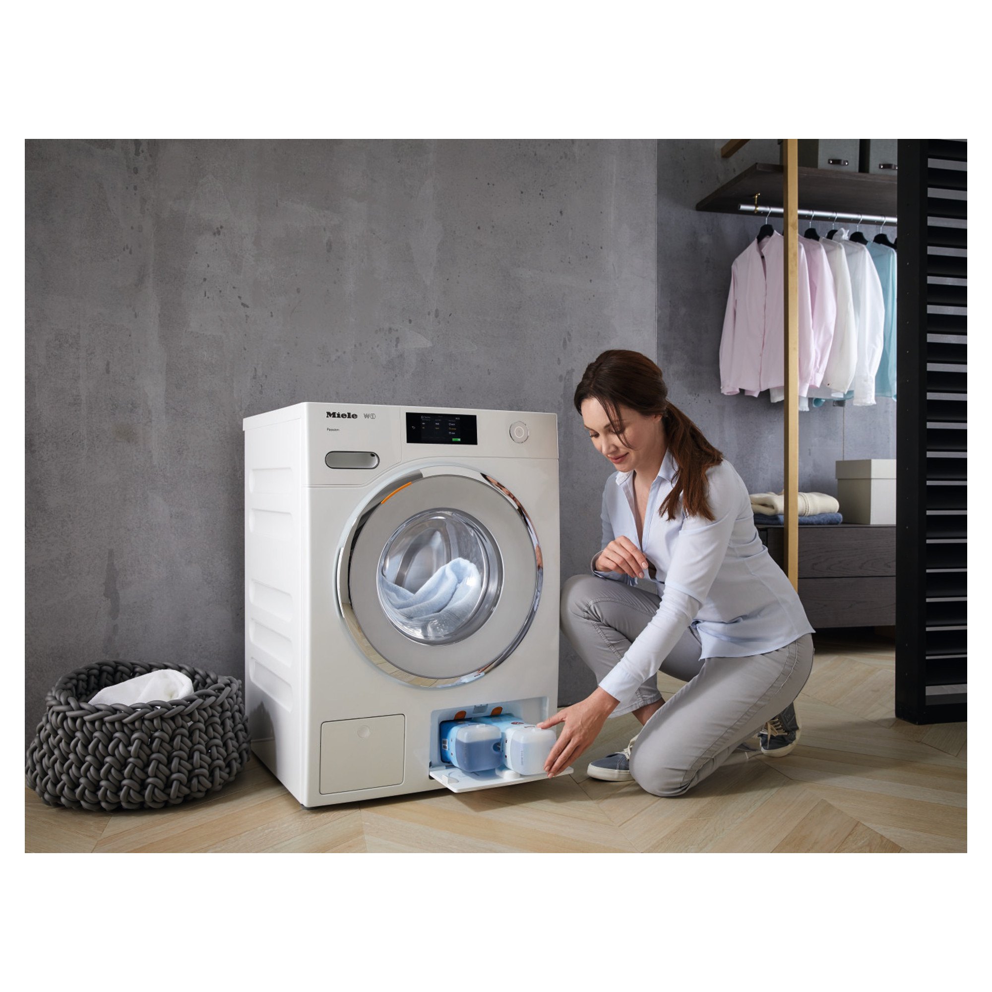 miele wwr860wps twindos 9kg 1600rpm washing machine white Miele WWR860WPS TwinDos 9kg 1600rpm Washing Machine - White
