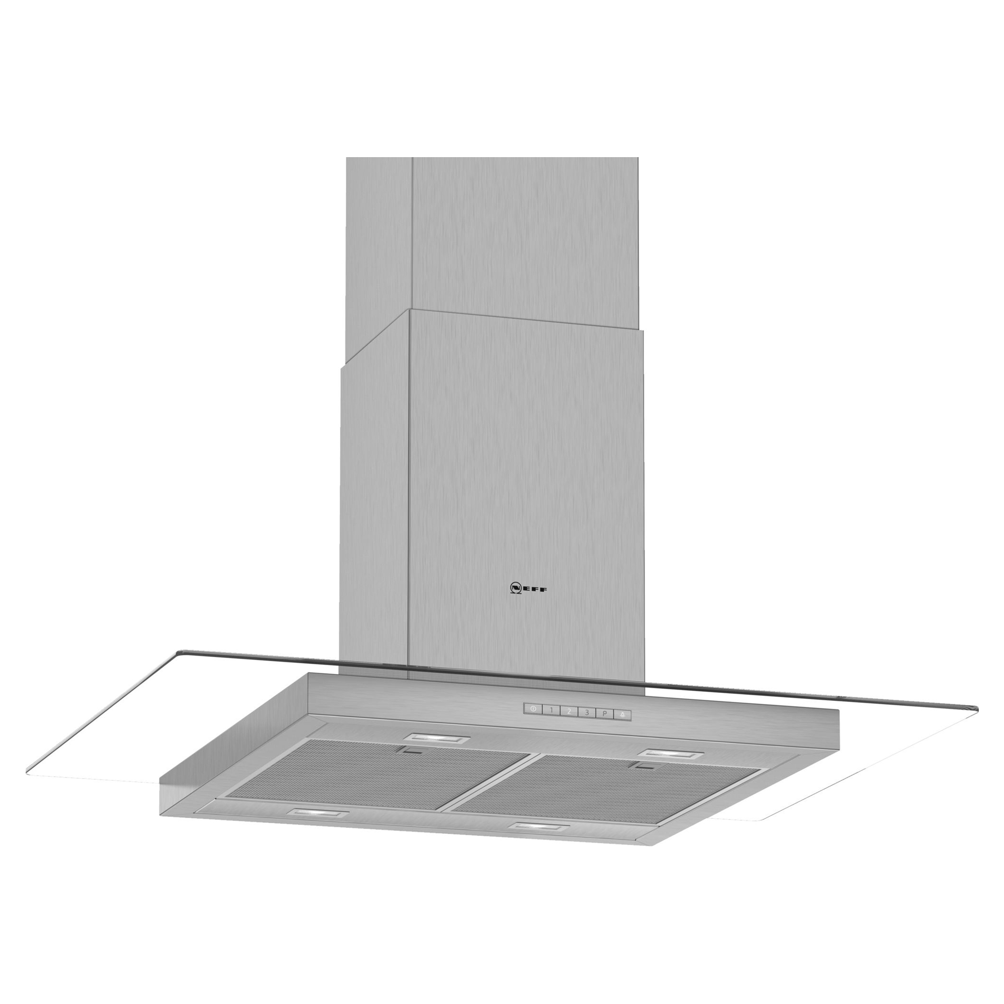 neff n 50 i95gbe2n0b 900mm island glass cooker hood Neff N 50 I95GBE2N0B 900mm Island Glass Cooker Hood