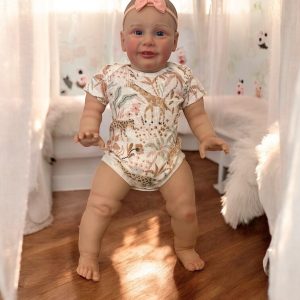 Posie – Open Eyed Standing Reborn Toddler Doll | Realistic Awake Girl – Crafted with Care in the UK