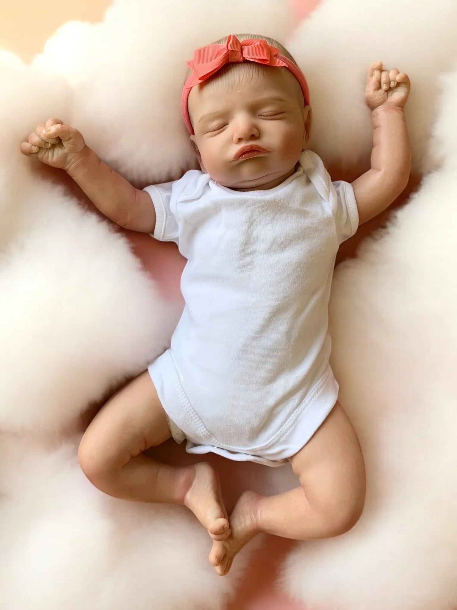 rosie – sleeping baby girl reborn doll Rosie – Sleeping Baby Girl Reborn Doll