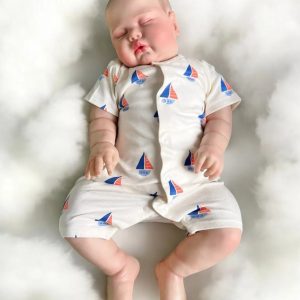 Sage – Closed Eyed Reborn Toddler Doll | Realistic Sleeping Boy – Crafted with Care in the UK
