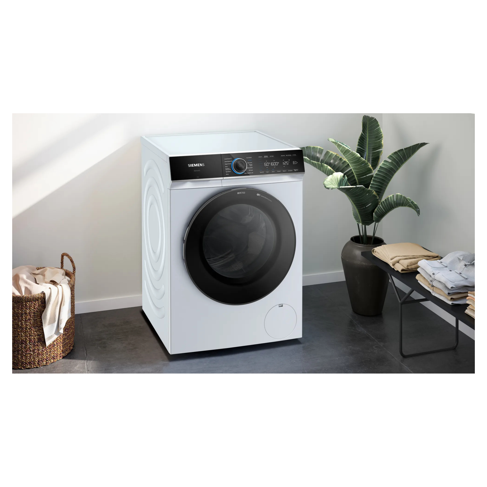 siemens iq700 wg56b2a1gb 10kg 1600rpm washing machine white Siemens iQ700 WG56B2A1GB 10kg 1600rpm Washing machine - White