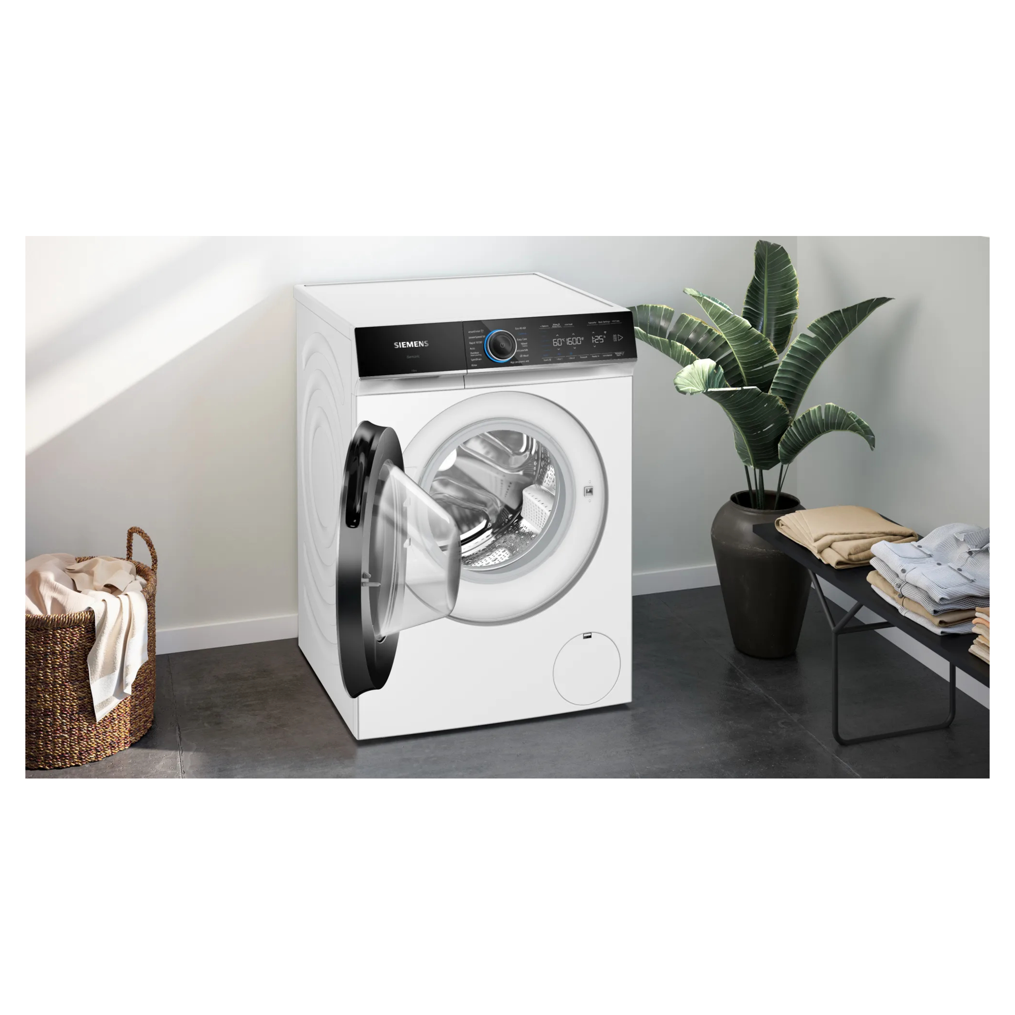 siemens iq700 wg56b2a1gb 10kg 1600rpm washing machine white Siemens iQ700 WG56B2A1GB 10kg 1600rpm Washing machine - White