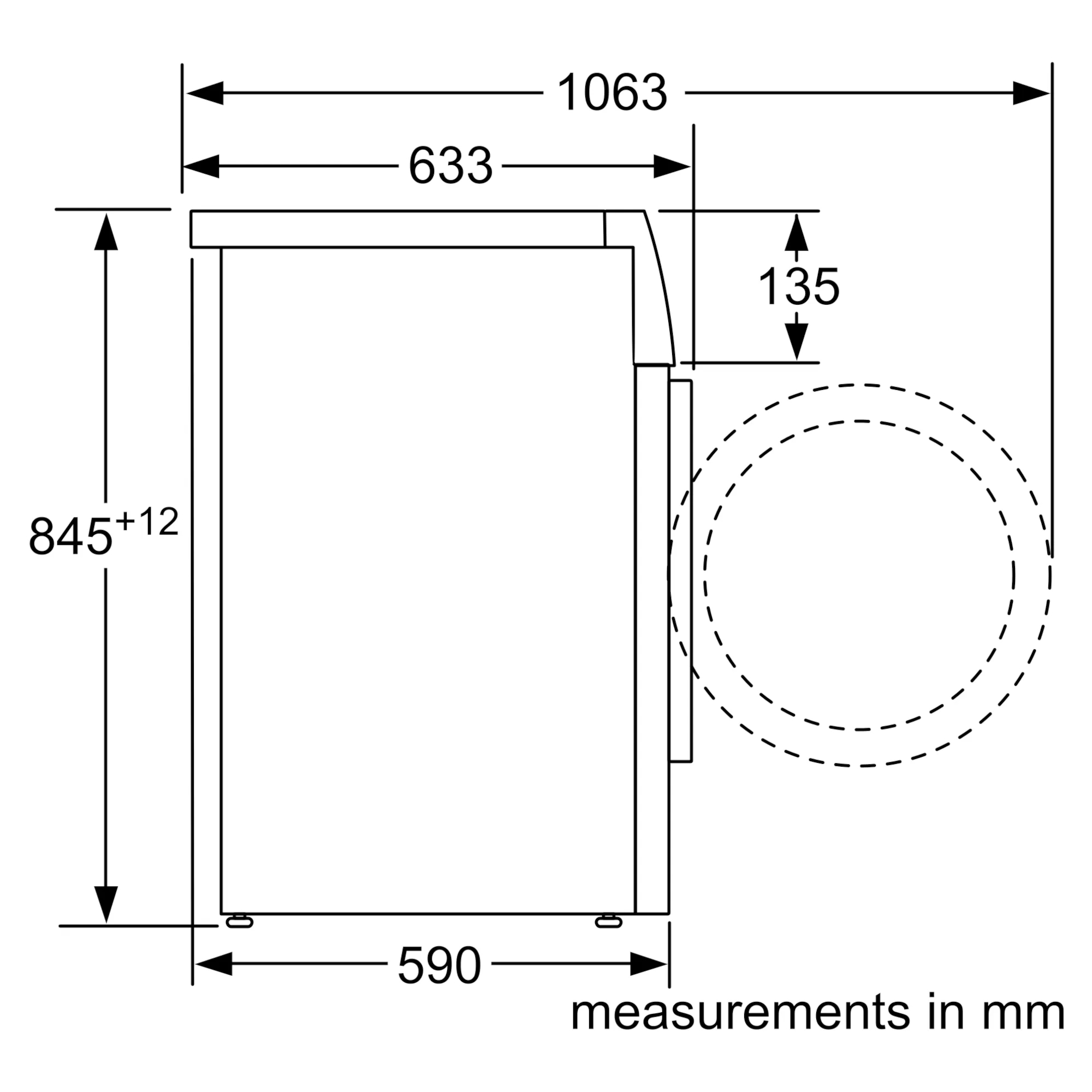 siemens wm14nk08gb iq300 1400rpm washing machine white Siemens WM14NK08GB iQ300 1400rpm Washing Machine - White