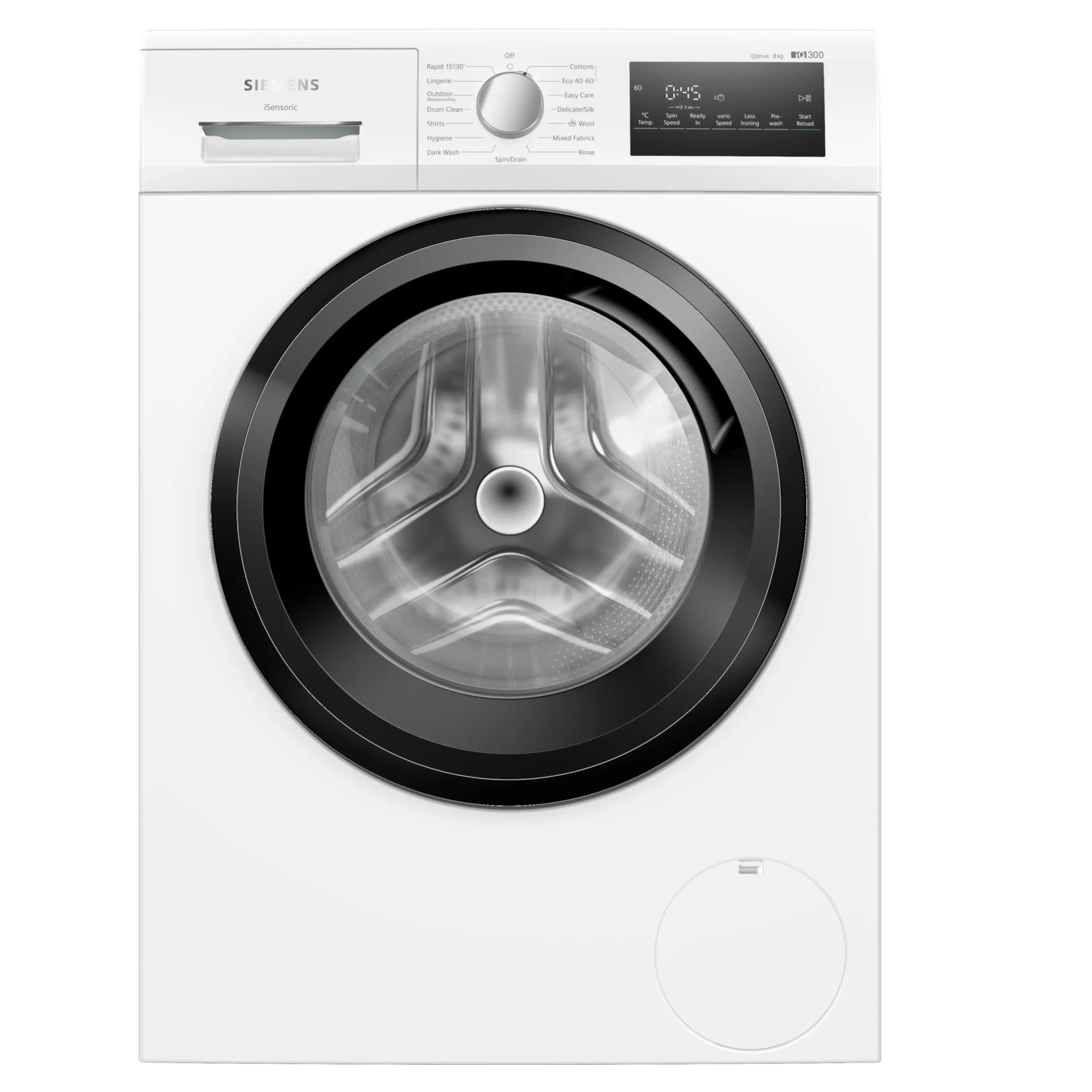 siemens wm14nk08gb iq300 1400rpm washing machine white Siemens WM14NK08GB iQ300 1400rpm Washing Machine - White