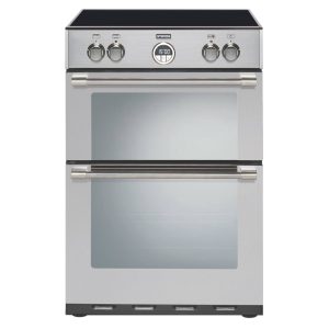 Stoves Freestanding Electric Range Cooker with 4 Hob and Grill - Stainless Steel