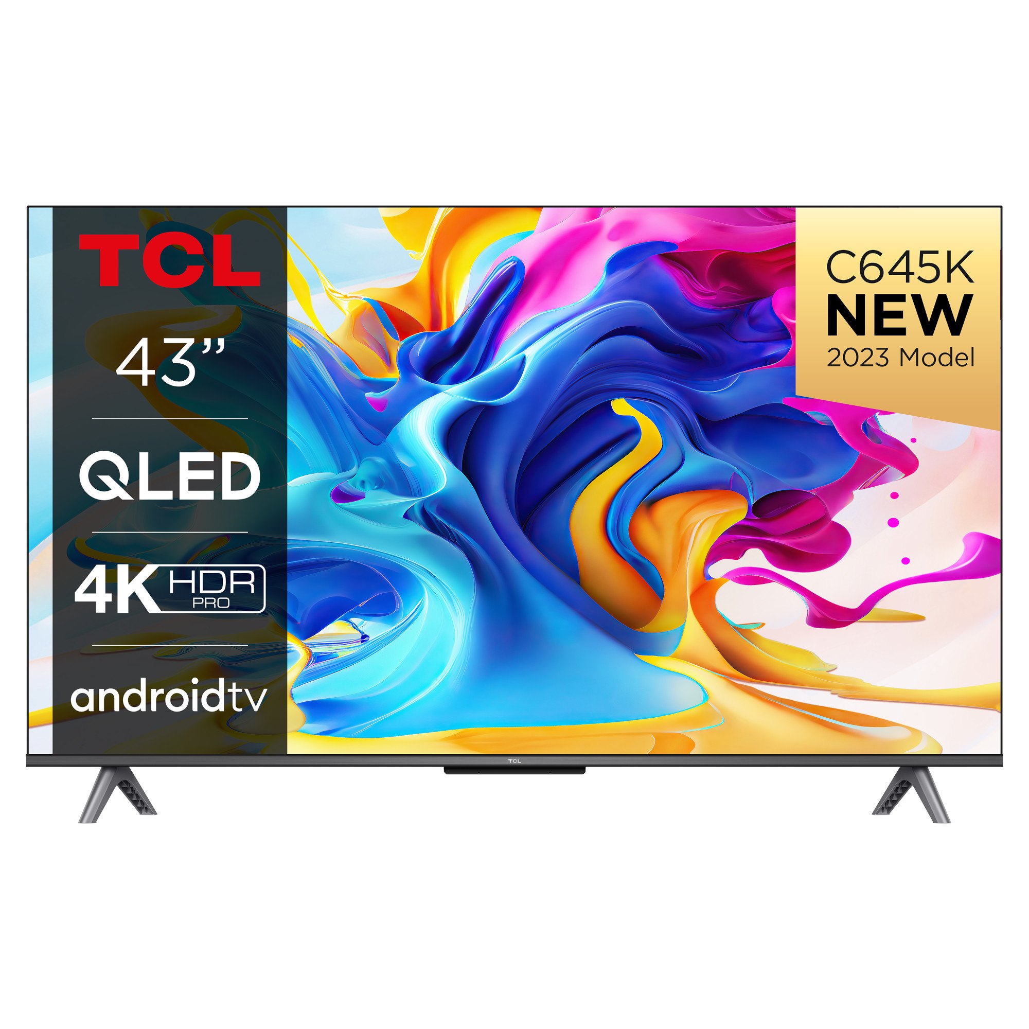 tcl 43c645k 43" 4k ultra hd android smart qled tv with dolby atmos TCL 43C645K 43" 4K Ultra HD Android Smart QLED TV with Dolby Atmos
