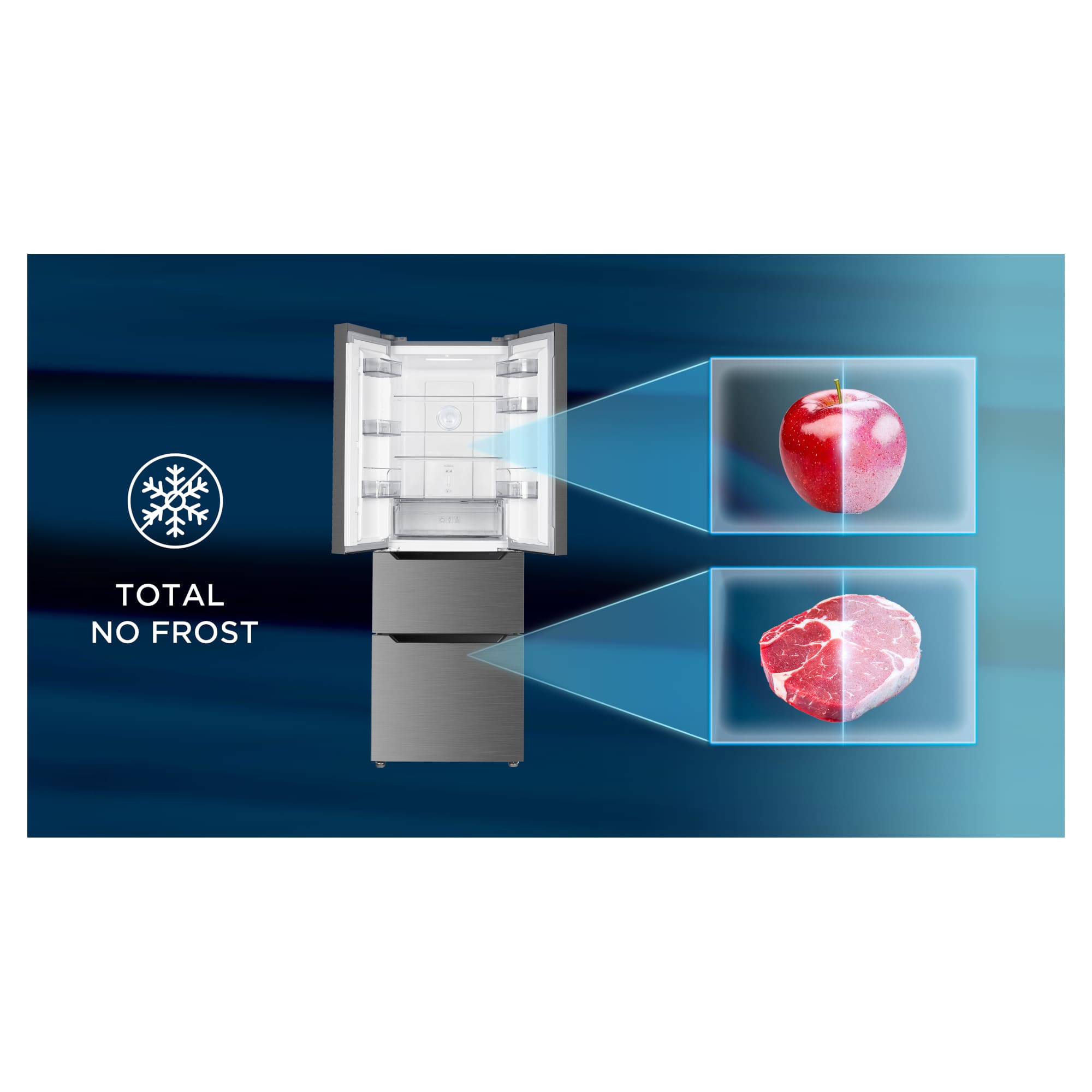 tcl rp320fbe0uk american fridge freezer with total no frost TCL RP320FBE0UK American Fridge Freezer With Total No Frost