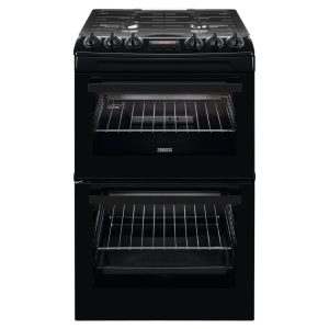Zanussi ZCG43250BA 550mm Gas Cooker with 4 Burner Hob