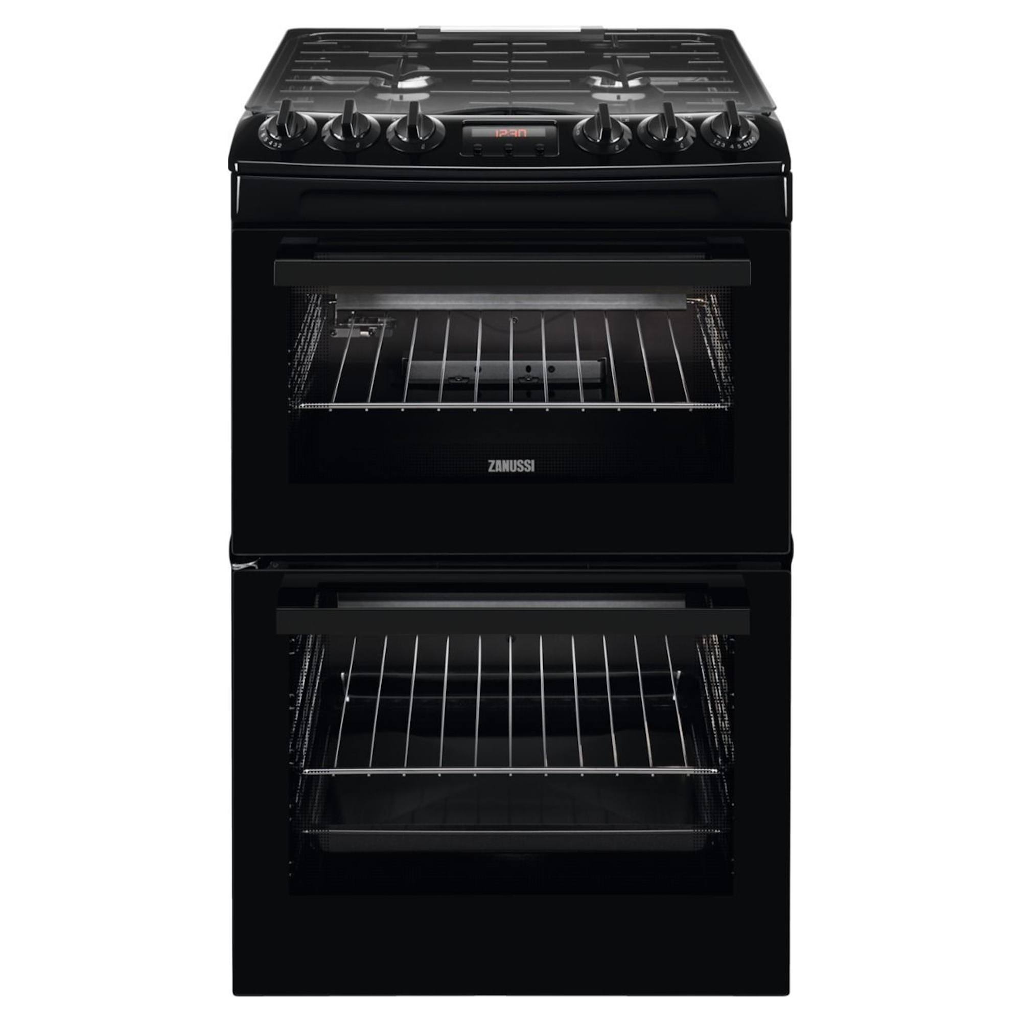 zanussi zcg43250ba 550mm gas cooker with 4 burner hob Zanussi ZCG43250BA 550mm Gas Cooker with 4 Burner Hob