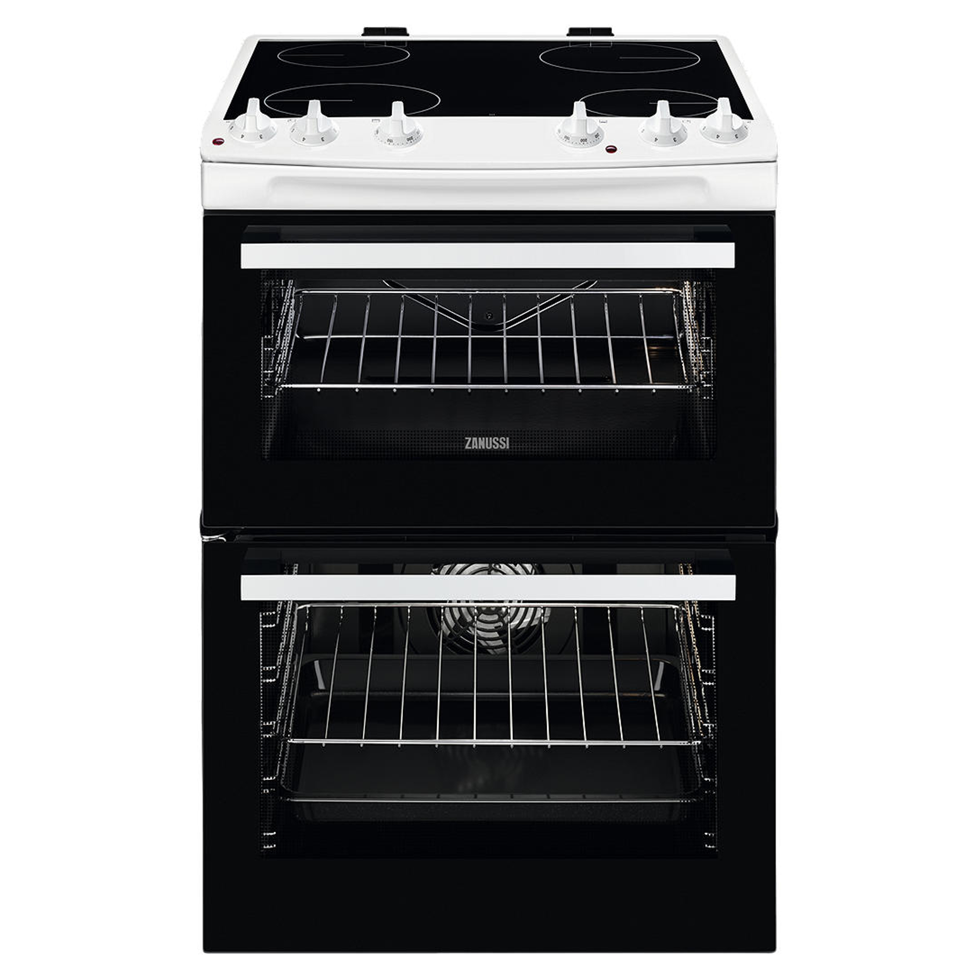 zanussi zcv66050wa electric cooker with ceramic hob Zanussi ZCV66050WA Electric Cooker with Ceramic Hob