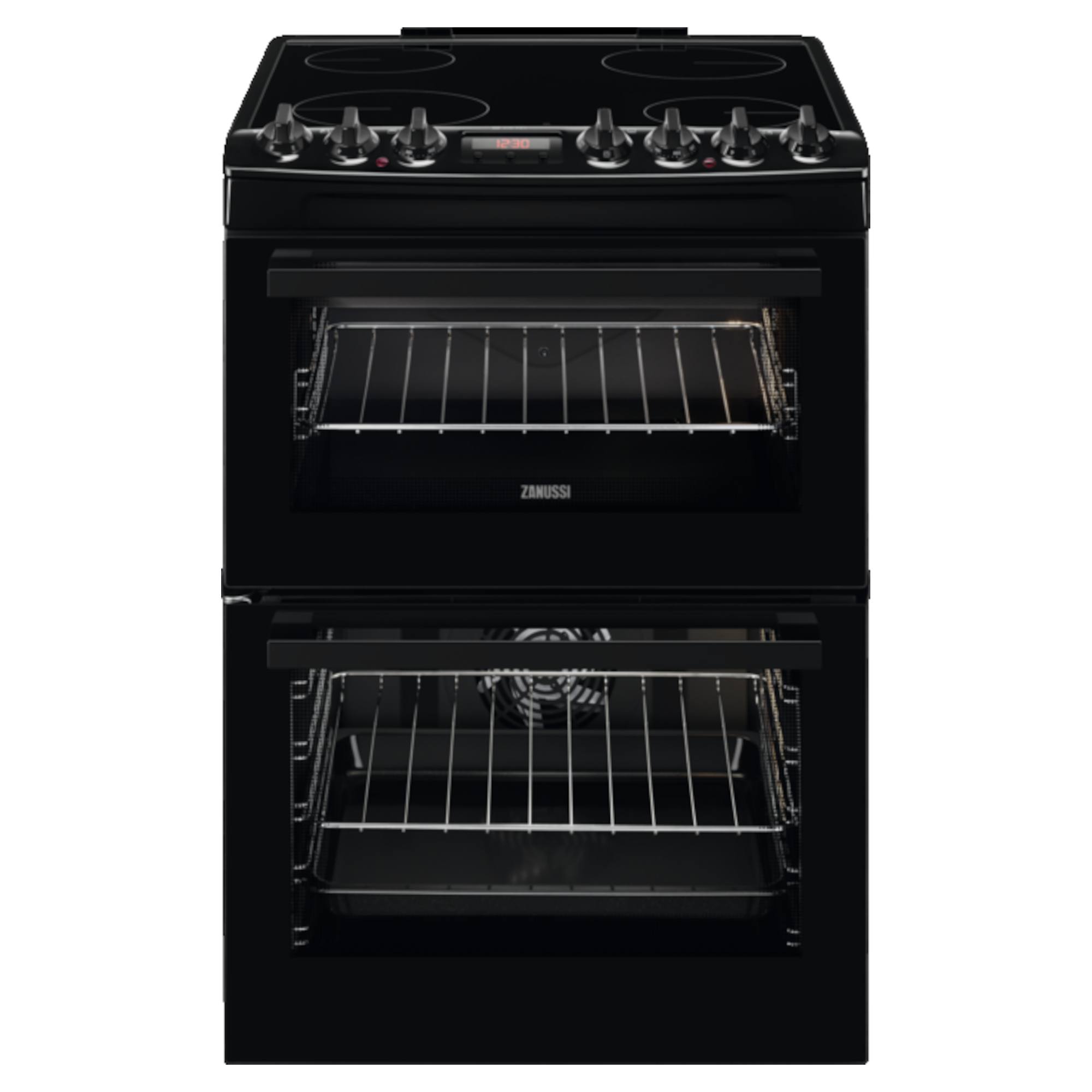 zanussi zcv69360ba double electric oven Zanussi ZCV69360BA Double Electric Oven