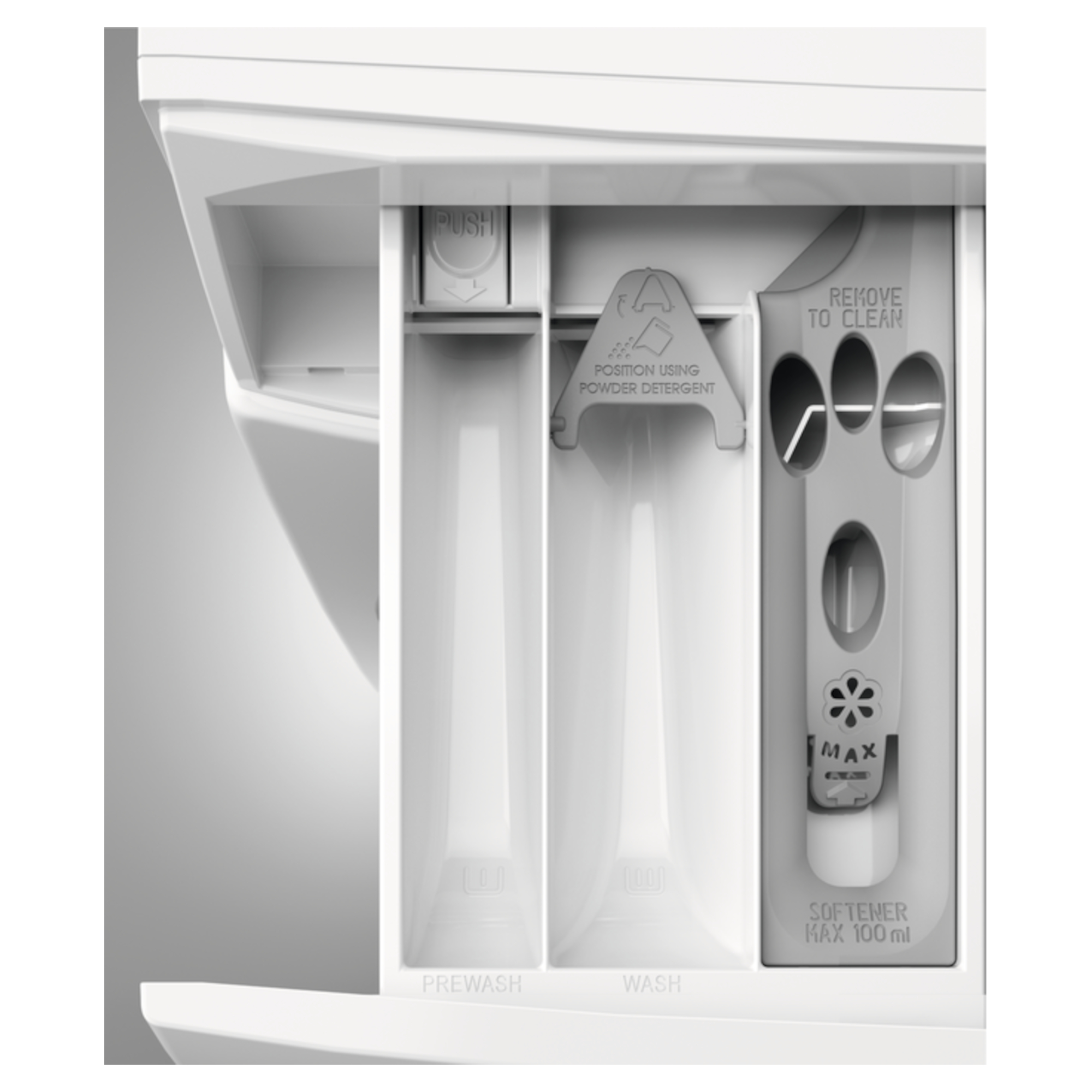 zanussi zwf142e3pw front loader washing machine white Zanussi ZWF142E3PW Front Loader Washing Machine - White